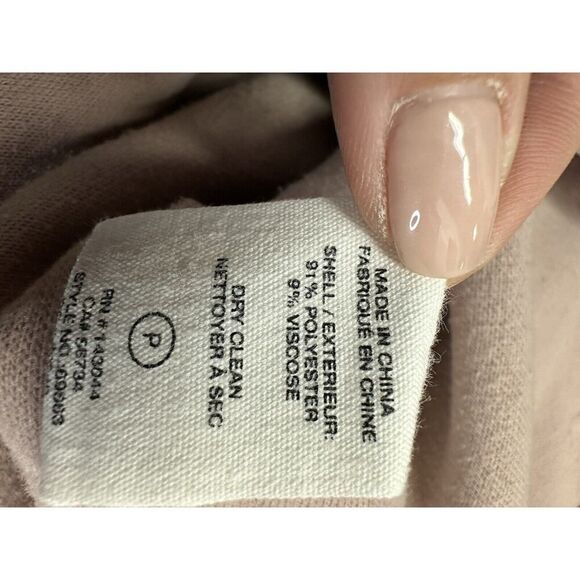 Avec Les Filles Oversized Woven Shacket in Blush Medium - Picture 12 of 13